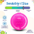 Princess Pack 2-Pack Dog Toy | Pink Glitter Ball + Unicorn Horn Chew Toy | USA Made
